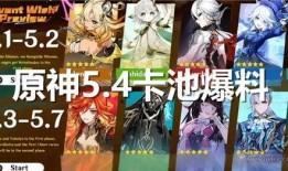 原神最新卡池爆料5星,神秘5星角色即将降临，揭秘其神秘背景与技能