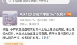 深圳小产权最新爆料